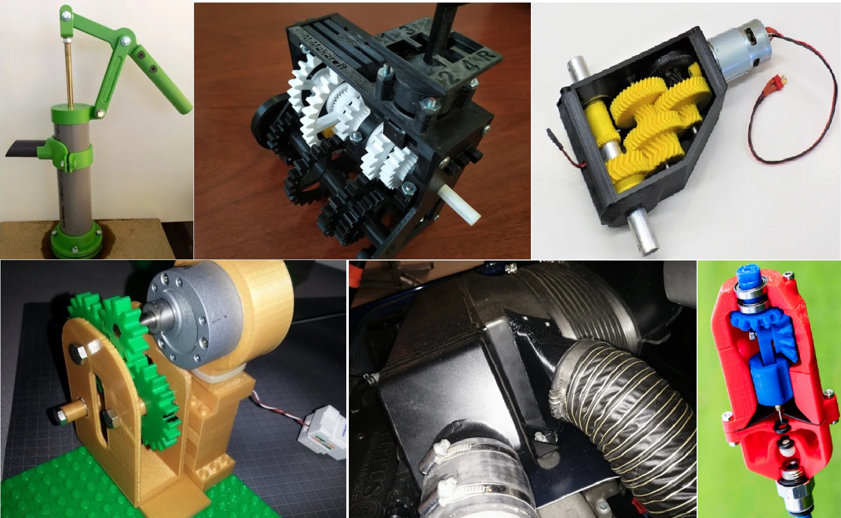 Pièces techniques imprimées en 3D